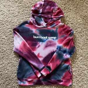 Burn Boot Camp waffle hoodie size S